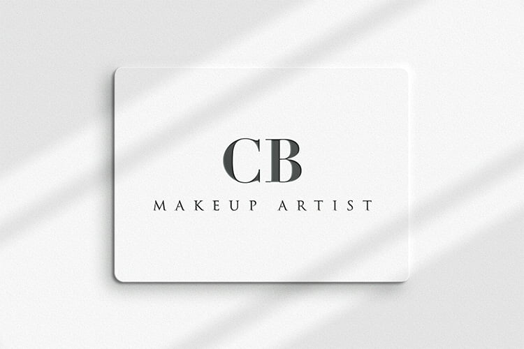 Photo a logo for a CB Makeup artist
